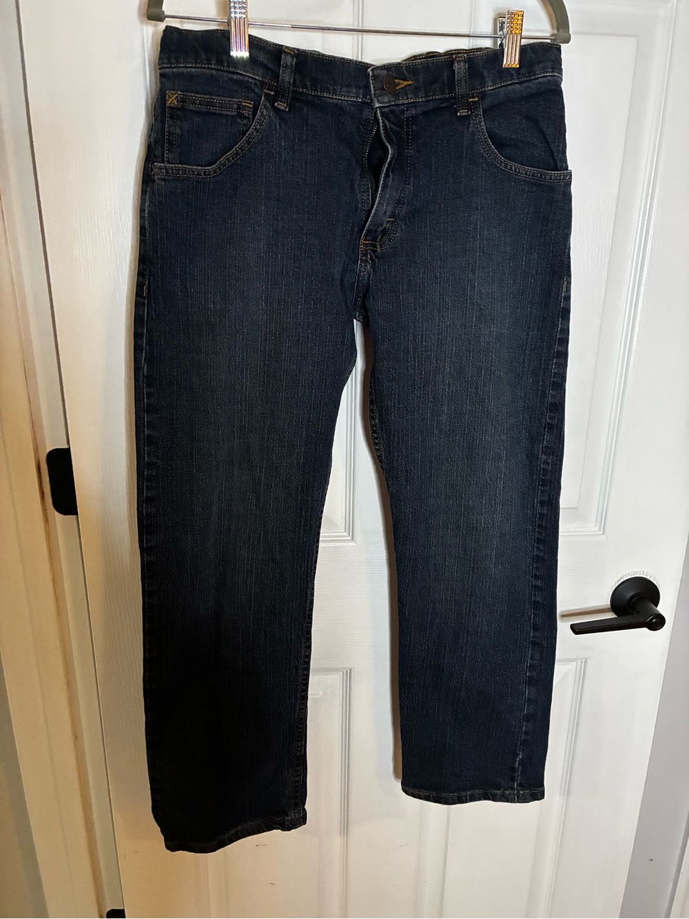 Wrangler Boys Dark Indigo Straight Jeans